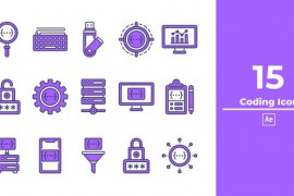 Coding Icon After Effect 48023227