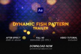 Dynamic Fish Pattern Trailer l Aqua Trailer 51349785