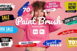 Paint Brush Sale Labels 51245912