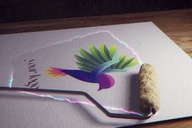 Paint Roller Logo Reveal | MOGRT 52324731