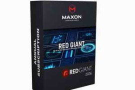Free Download:Maxon Red Giant 2026.5.0 (x64)