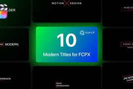 Modern Titles for Final Cut Pro X Vol. 02 44977490