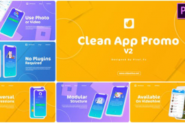 Clean App Promo V2 I MOGRT 46326014