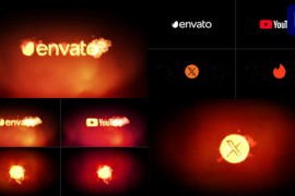 Molten Fire Logo | Premiere Pro MOGRT 52531404