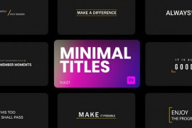 Minimal Titles 01 for Premiere Pro 44259522