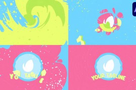 Colorful Cartoon Liquid Logo for After Effects 47422294