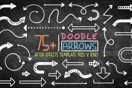 75 Doodle Arrow Pack After Effects 43760854