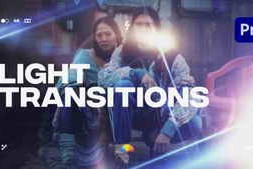 Free Download:Cinematic Light Transitions for Premiere Pro 62574902