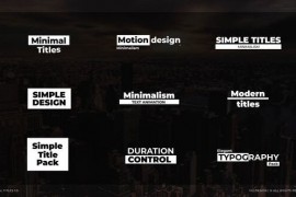 Minimal Titles 1.0 | MOGRT 49790482