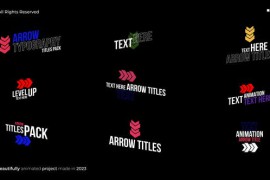 Arrows Titles | FCPX 50071128