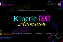 Free Download:Kinetic Text Animation | Typography Titles 63334387
