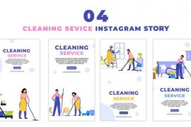 Housekeeping Cleaning Service Premium Vector Instagram Story 47440459