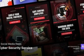 Social Media Reels - Cyber Security Service After Effects Template 50070818