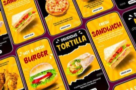 Delicious Food Menu Card After Effects Instagram Story 45479177