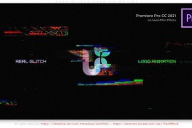 Real Glitch Logo Animation 52647694