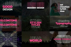 Typography Titles | FCPX & Apple Motion 49439168