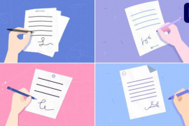 Hands Sign Document Explainer for Premiere Pro 52553949