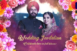 Indian Wedding Invitation Floral Slideshow - Premiere Pro 50961671