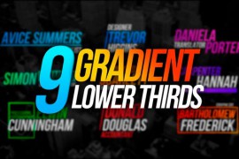 Gradient Lower Thirds | PP 42944933