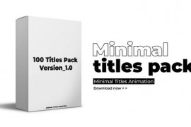 Minimal Titles Pack | After Effects 44420932