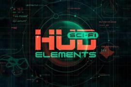 Sci-fi HUD Elements 45894993