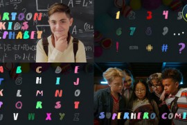 Colorful Cartoon Kids Alphabet | DaVinci Resolve 46211388
