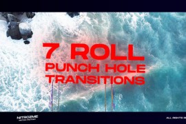 Punch Hole Roll Transitions Vol. 04 44940723