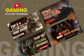 Gaming Youtube Thumbnail Template