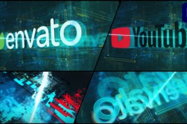 High Tech Glitch Logo for Premiere Pro 47495460
