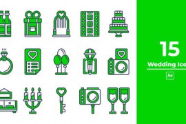 Wedding Icon After Effect 47853456