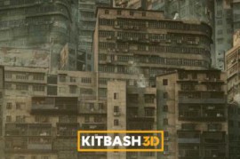 [3D Materials] KitBash3D - Future Slums [3ds Max | Maya | FBX | OBJ]