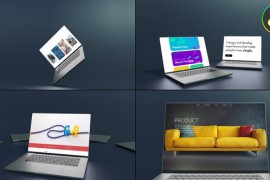 Laptop App Reveal Mockup for DaVinci Resolve 51818562