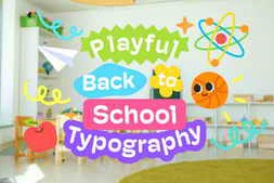 Free Download:Playful Back to School Typography 64331695