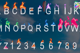 Fire Alphabet Font | FCPX 51391781