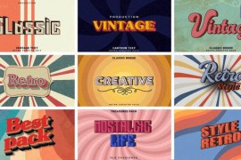 Retro Vintage Titles 51200100