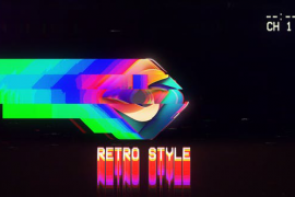 Retro VHS Glitch Logo 48823204