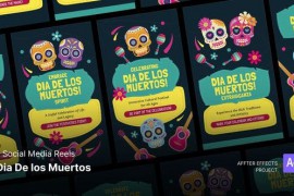 Social Media Reels - Dia de Los Muertos After Effects Template 48230661