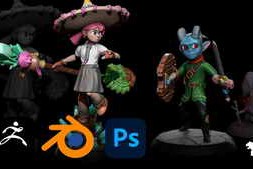 Udemy – ZBrush: Beginner to Advanced Course on Three Miniatures