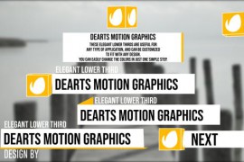 3D Elegant Lower Third Premiere Pro 45260999