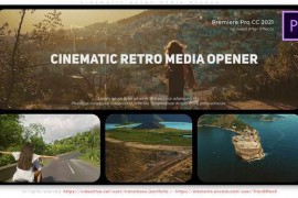 Cinematic Retro Media Opener 50014211