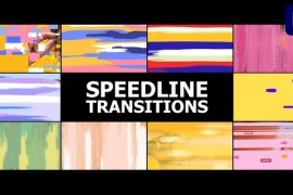 Seamless Speedline Transitions | Premiere Pro MOGRT 45712372