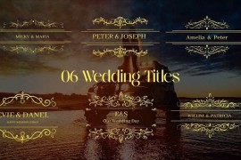 Wedding Titles Premiere Pro Template 49758795