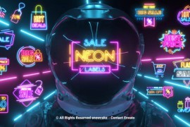Sale Labels Neon 51603872