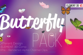 Butterfly Pack - Element 3D 44957085