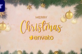 Merry Christmas Intro || Happy New Year Intro MOGRT 42130556