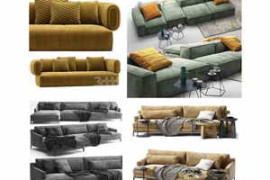 3DDD Pro Models Sofas Beds Chairs