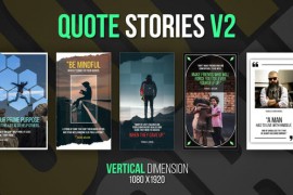 Vertical Quote Stories V2 | Premiere Pro 42129399