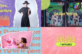 Torn Slideshow for FCPX 46887053