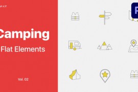 Camping Icons for Premiere Pro Vol. 02 47385833