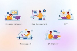 App Development - Blue and Yellow People Concepts 45695726